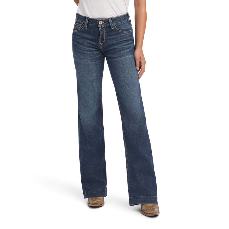 Ariat Jeans Damen - Perfect Rise Maggie Wide Leg DunkelBlau ( EMZYO-9701 )